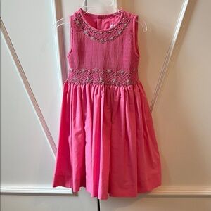 Pink Sleeveless Kids Dress